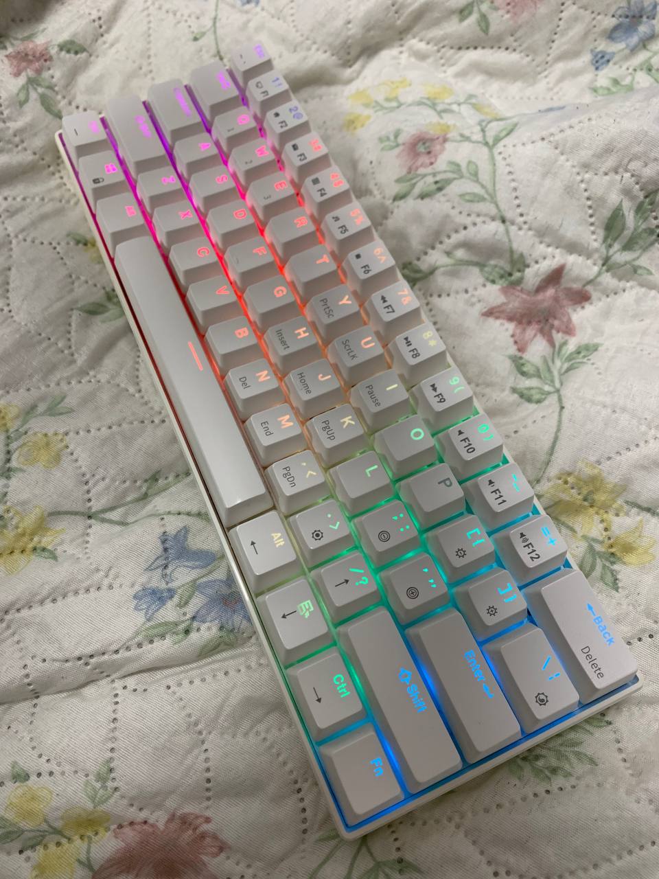 Механическая беспроводная клавиатура Royal Kludge RK61 White - Электроника в Екатеринбург - фото 3