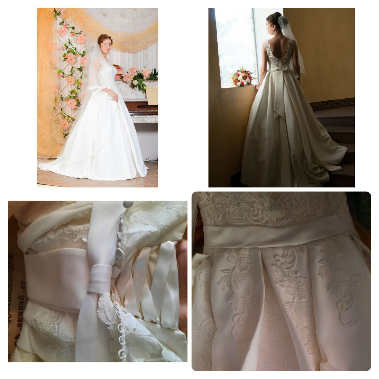 Свадебное платье с фатой и чехлом - частное объявление в Хабаровск