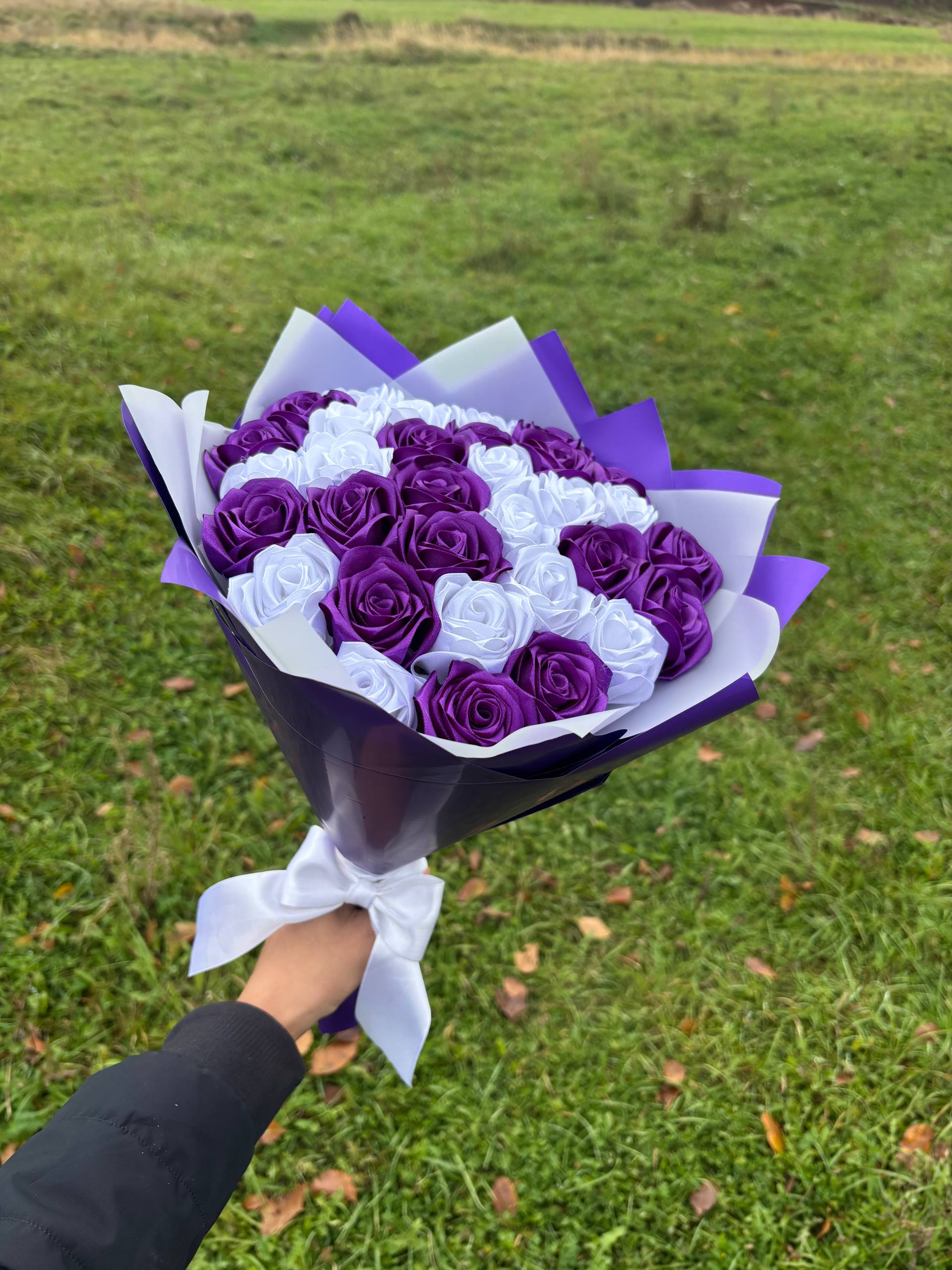 Букеты из атласных роз - Хобби и отдых в Уфа - фото 4