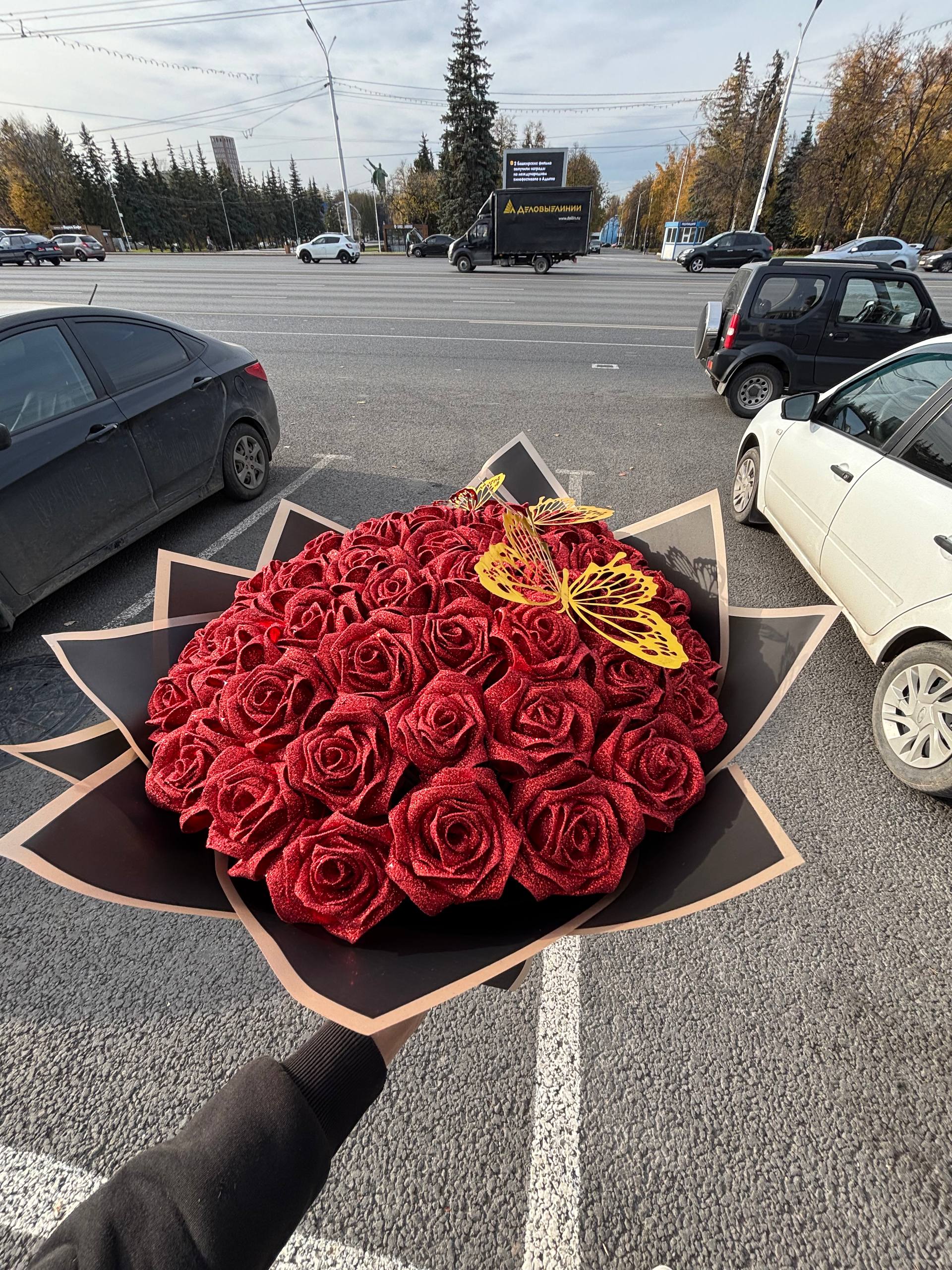 Букеты из атласных роз - Хобби и отдых в Уфа - фото 5