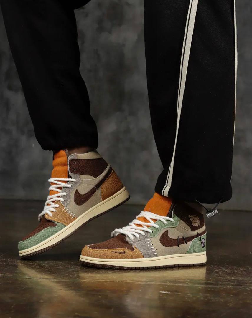 Кроссовки Nike Air Jordan 1 Low Voodoo - Одежда в Мурманск - фото 2