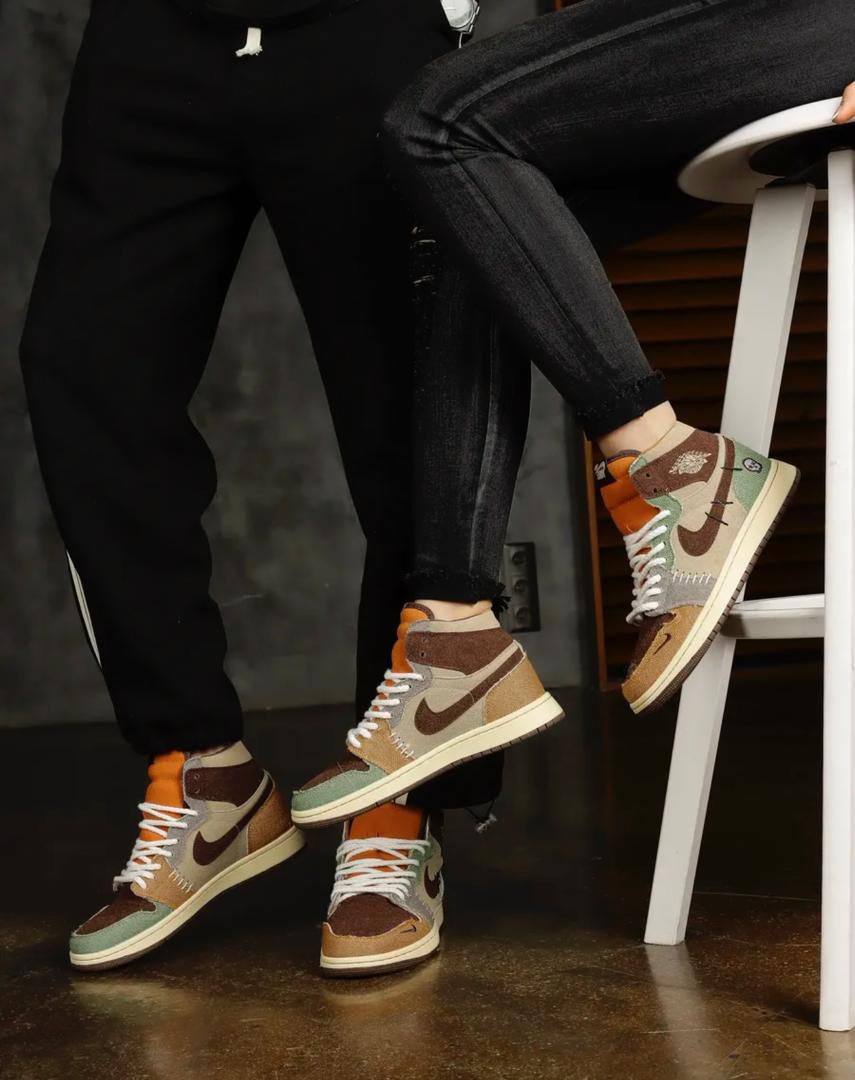 Кроссовки Nike Air Jordan 1 Low Voodoo - Одежда в Мурманск - фото 4