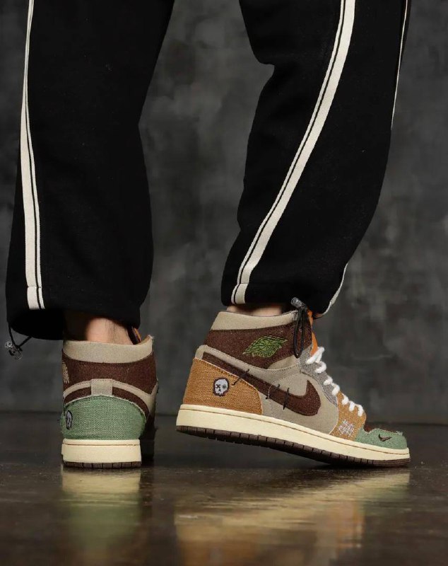 Кроссовки Nike Air Jordan 1 Low Voodoo - Одежда в Мурманск - фото 5