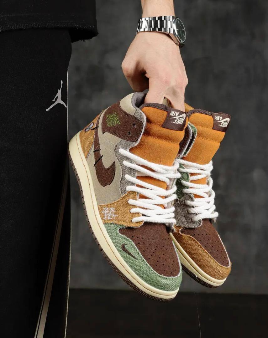 Кроссовки Nike Air Jordan 1 Low Voodoo - Одежда в Мурманск - фото 6