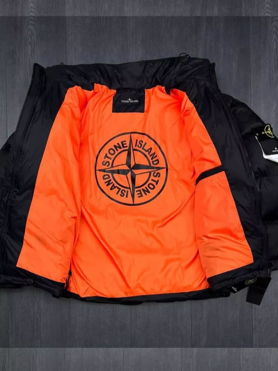 Пуховик зимний Stone island без капюшона оверсайз - Одежда в Мурманск - фото 4