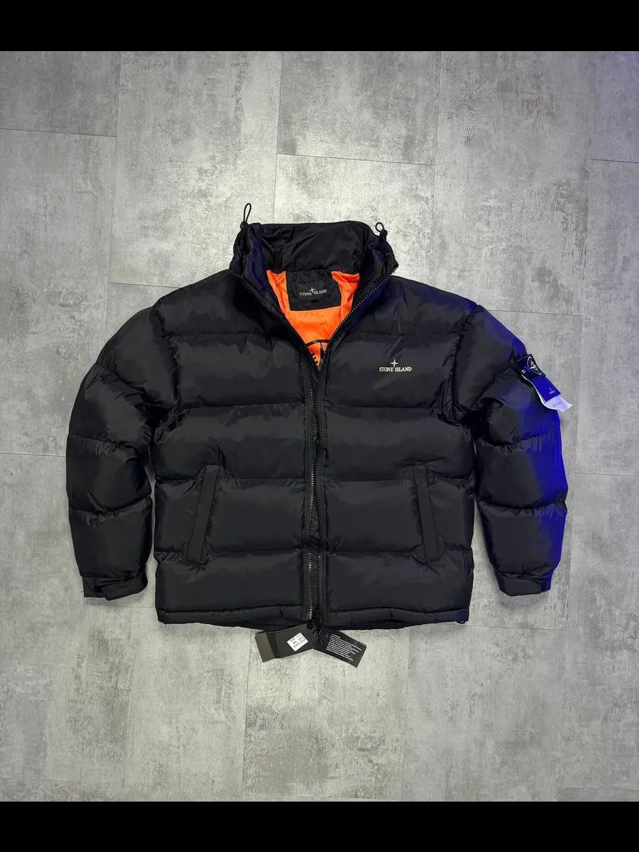 Пуховик зимний Stone island без капюшона оверсайз - Одежда в Мурманск - фото 5
