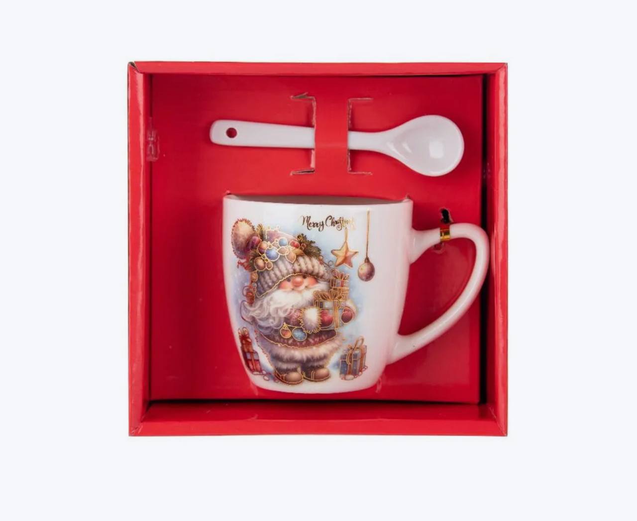 Подарочный новогодний набор кружка керамическая с ложкой - Для дома и дачи в Москва