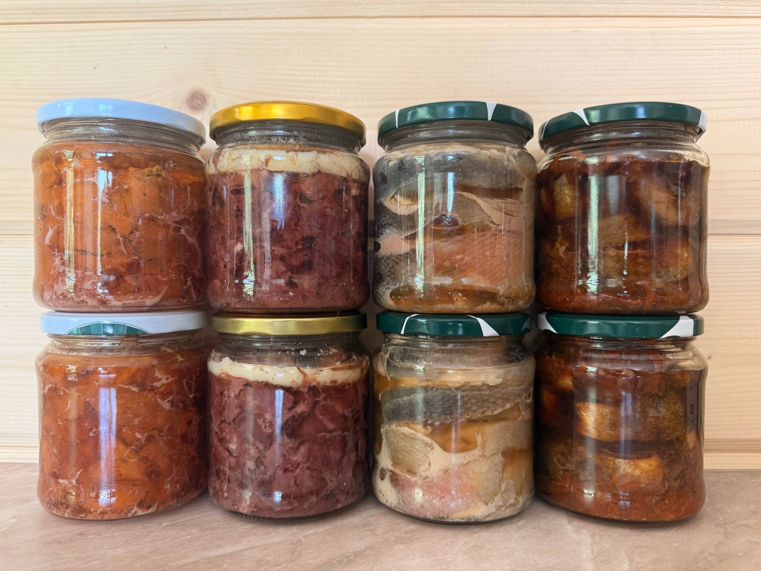 Консервированные мясо и рыба от Мятного Гнома - Услуги в Москва