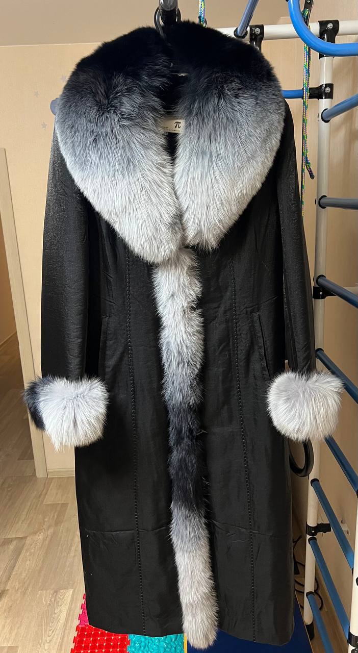 Зимнее пальто/плащ 52 размера - Одежда в Красноярск - фото 4