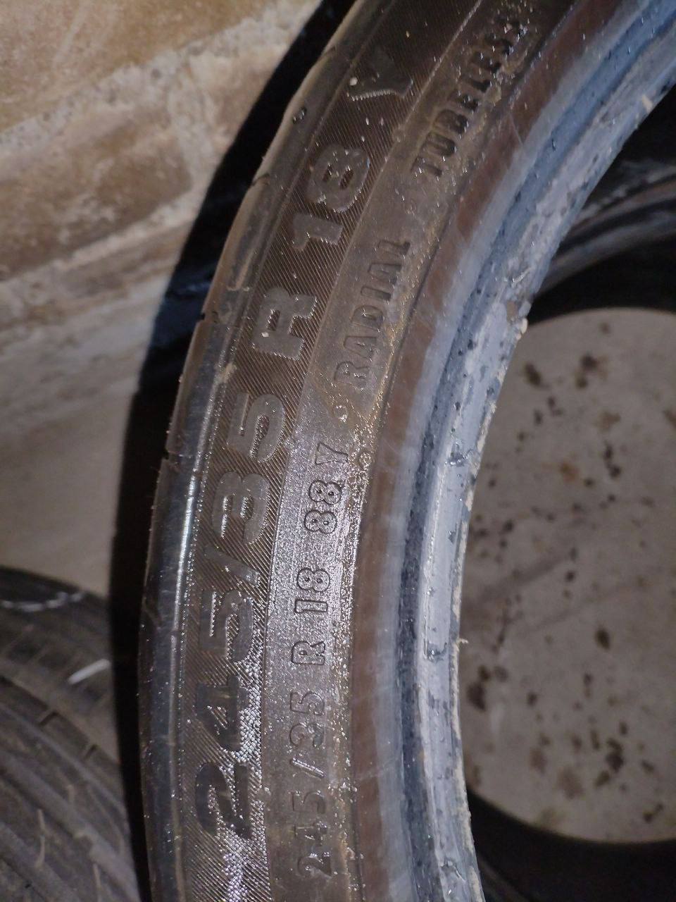 Шины и диски 245/35 R18 лето - Авто в Калининград
