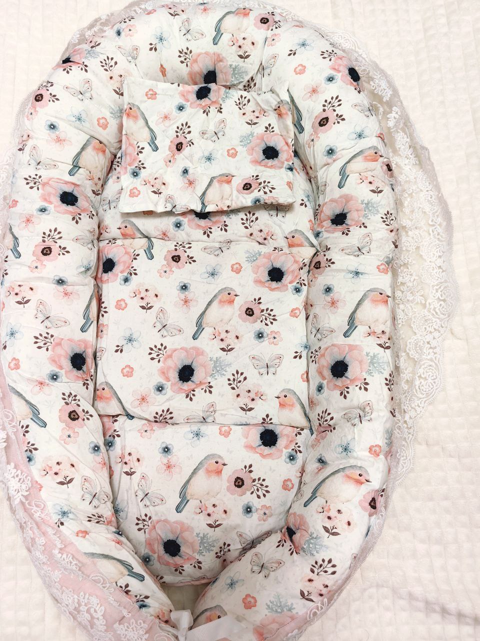 Комплект бортики в кроватку с балдахином и коконом - Товары для детей в Сургут - фото 3