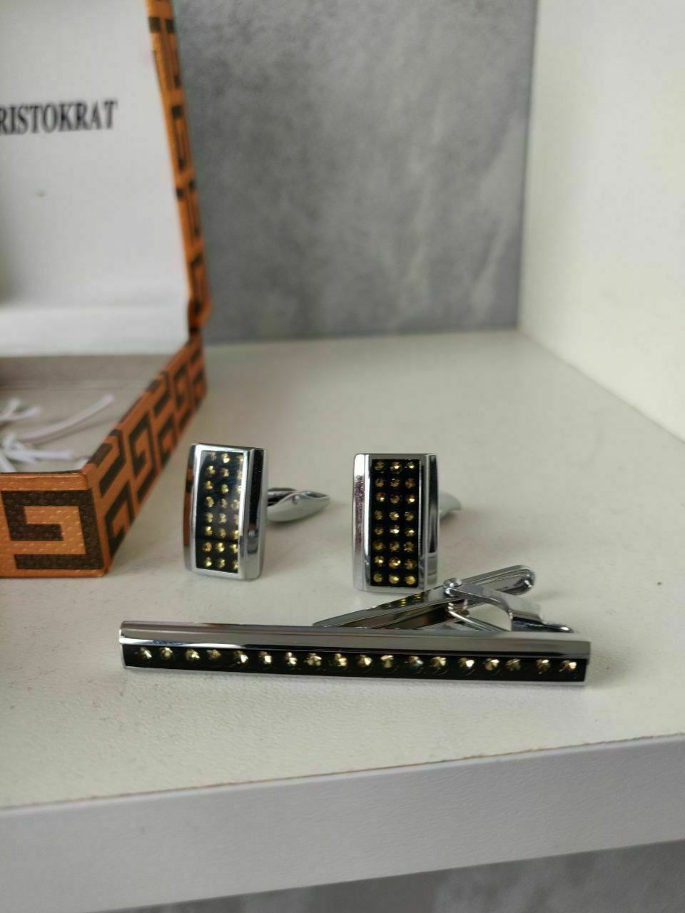 Часы и комплект запонок с зажимом для галстука - Хобби и отдых в Белгород - фото 3