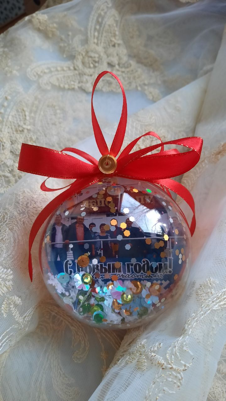 Новогодний шар с фото/логотипом - Хобби и отдых в Сургут
