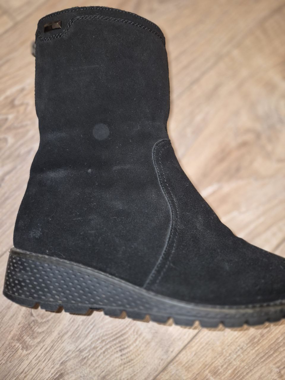 Женские зимние полусапоги из натурального замша - частное объявление в Воронеж