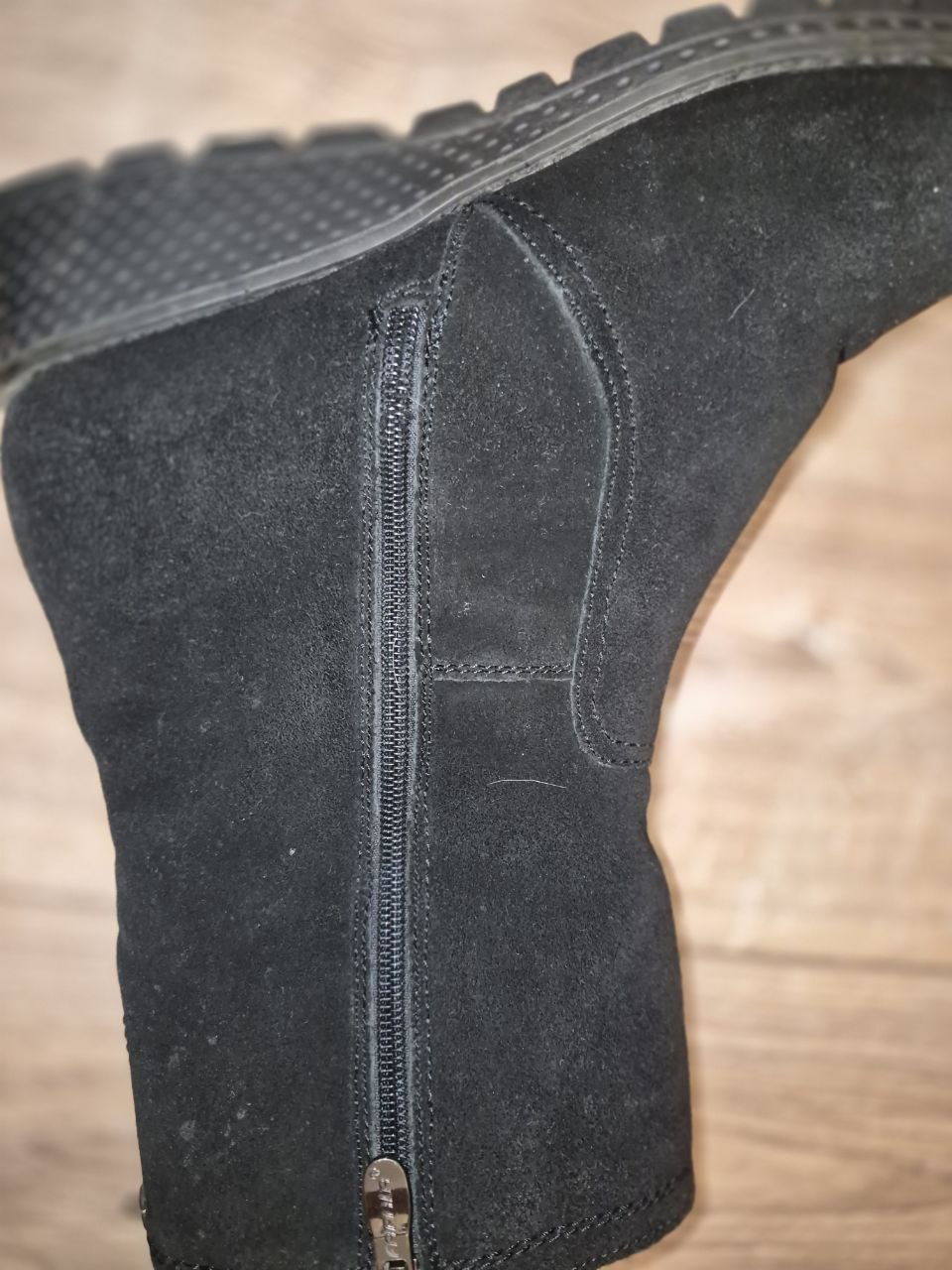 Женские зимние полусапоги из натурального замша - Одежда в Воронеж - фото 2