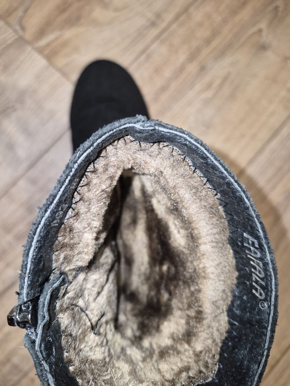 Женские зимние полусапоги из натурального замша - Одежда в Воронеж - фото 4