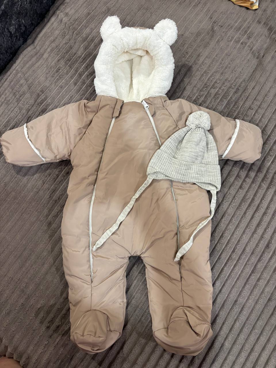 Комбинезон осень-весна с шапочкой - частное объявление в Бийск