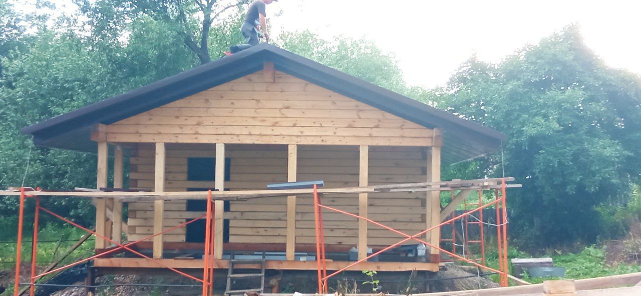 Сборка брусового дома - частное объявление в Бийск