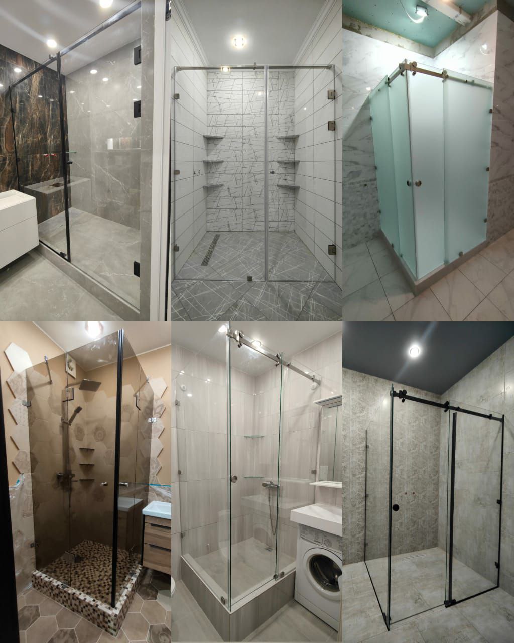 Душевые перегородки из закаленного стекла - частное объявление в Краснодар