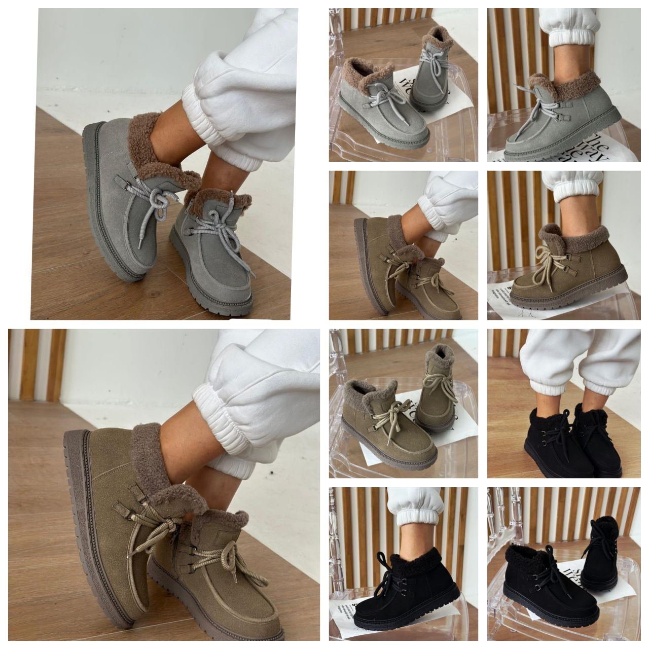 Модные женские зимние ботинки - Одежда в Хабаровск