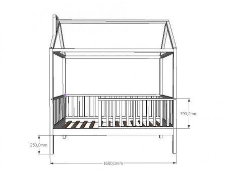 Кроватка детская из массива дерева - Товары для детей в Хабаровск - фото 4