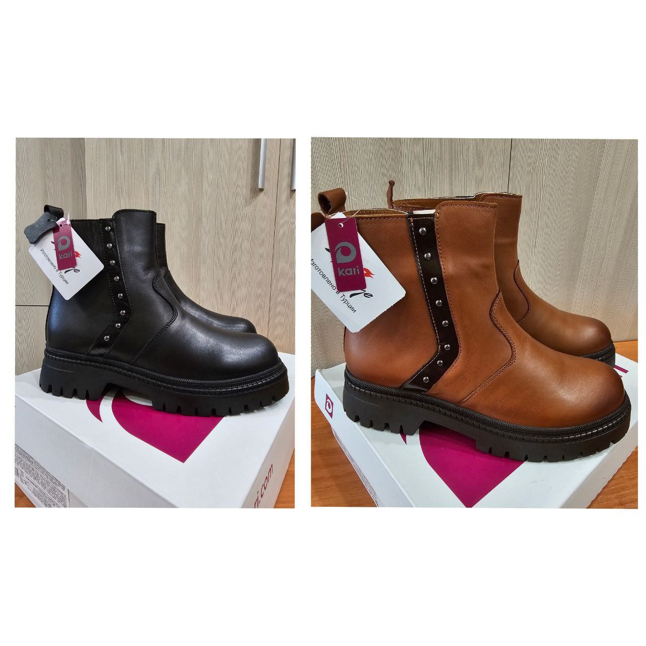 Ботинки демисезонные, натуральная кожа - частное объявление в Краснодар