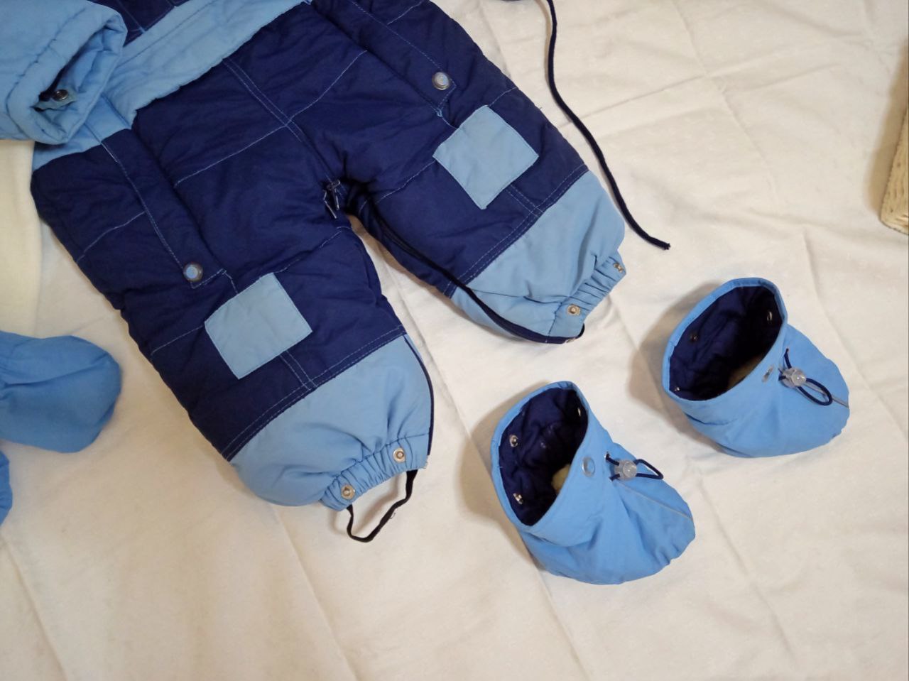 Детский комбинезон 2 в 1 демисезонный с меховой подстежкой - Товары для детей в Нижний Новгород - фото 4