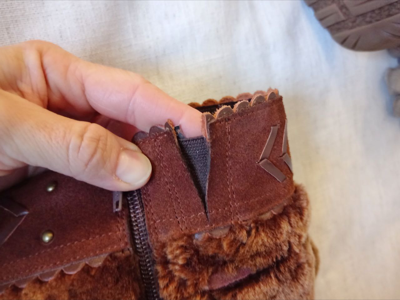 Сапоги зимние женские замшевые с мехом - Одежда в Нижний Новгород - фото 6