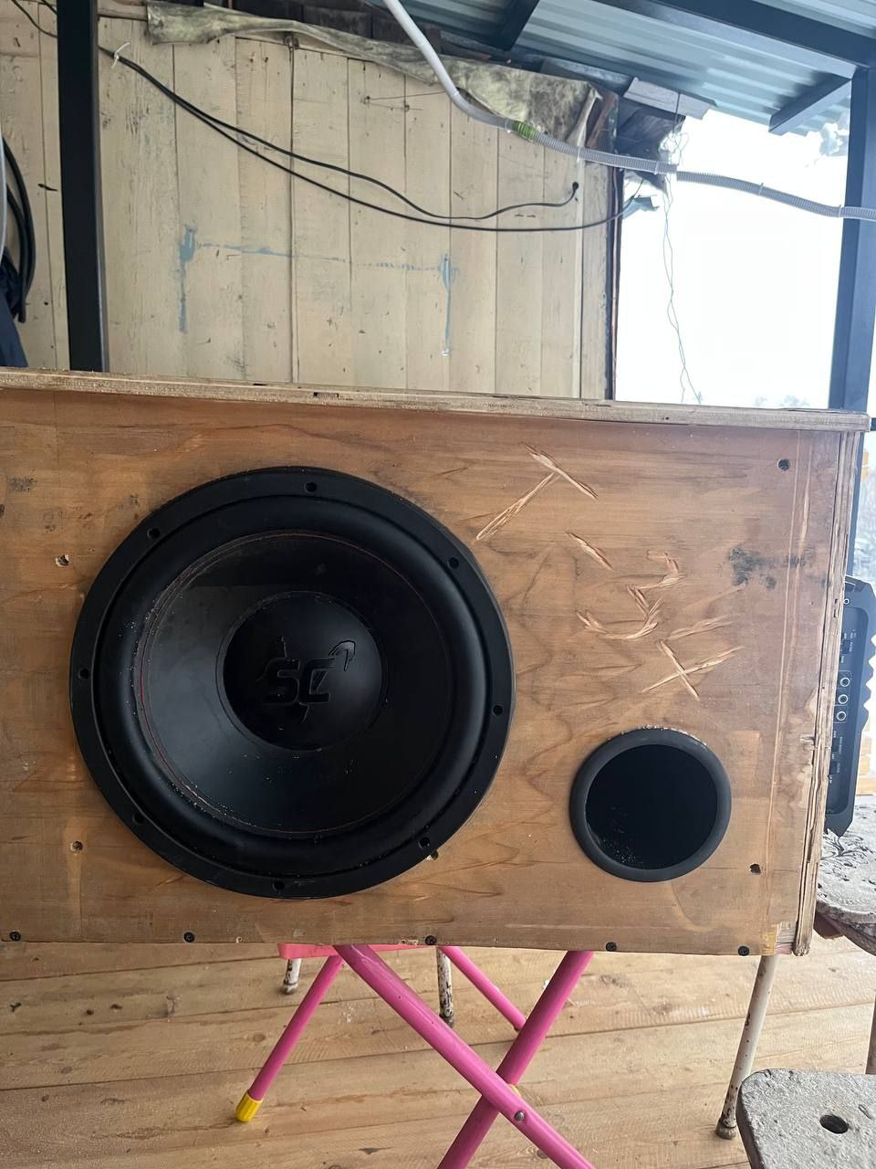 Продам активный сабвуфер с усилителем Урал 4 канала - частное объявление в Хабаровск