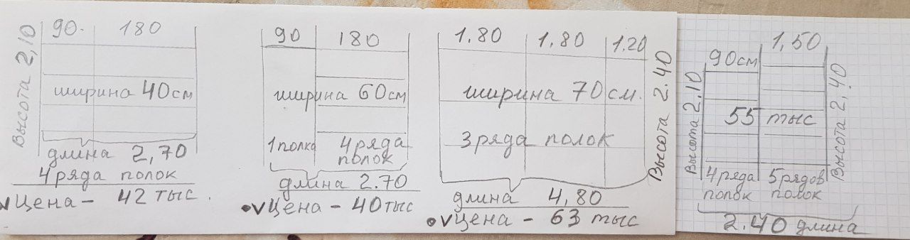 Продажа металлических стеллажей - частное объявление в Якутск