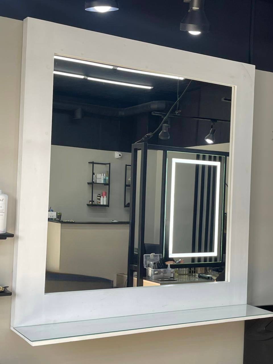 Продажа зеркала с белыми вставками - Для дома и дачи в Новосибирск