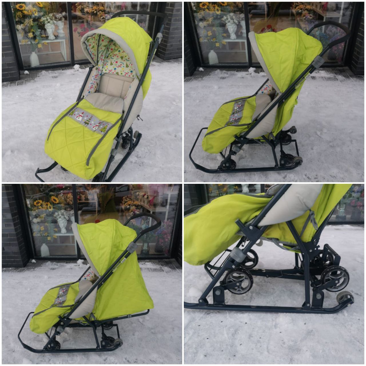 Санки-коляска Ника Детям 3 - Товары для детей в Новосибирск