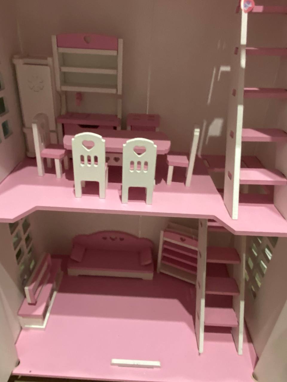 3-х этажный домик для кукол с мебелью - Товары для детей в Новосибирск - фото 2