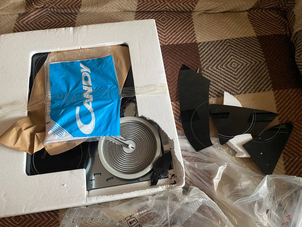 Электрическая плита стеклокерамическая с разбитым стеклом - Для дома и дачи в Москва