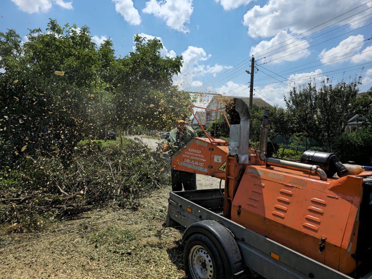 Услуги измельчения веток и порубочных остатков - частное объявление в Краснодарский Край