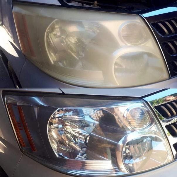 Восстановление блеска фар - Услуги в Тюмень - фото 2