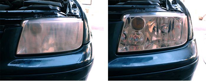 Восстановление блеска фар - Услуги в Тюмень - фото 4