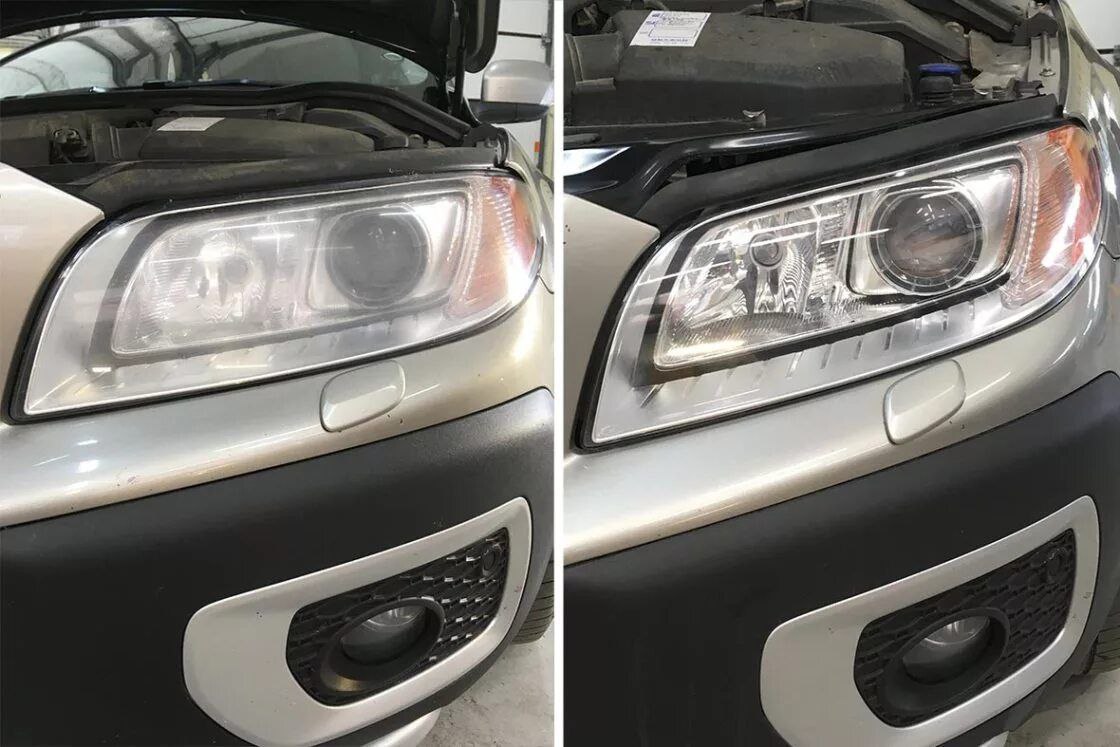 Полировка и восстановление блеска фар - Авто в Тюмень - фото 3