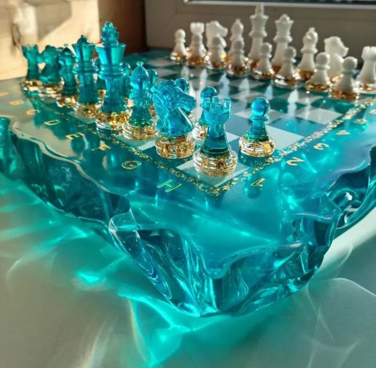 Шахматная доска и шахматы ручной работы - Хобби и отдых в Тюмень - фото 5