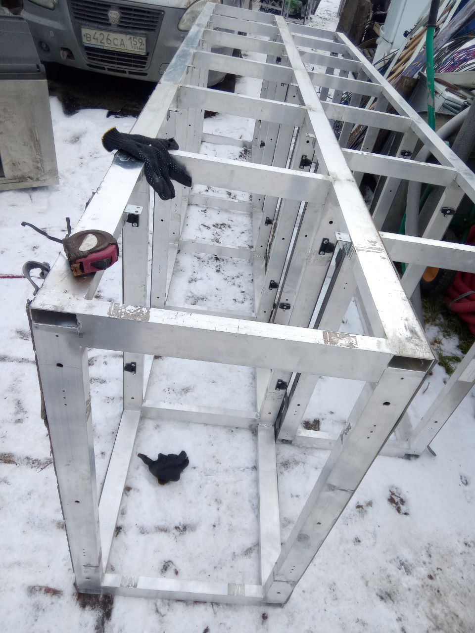Продам алюминиевый каркас стеллаж - Для дома и дачи в Тюмень - фото 3