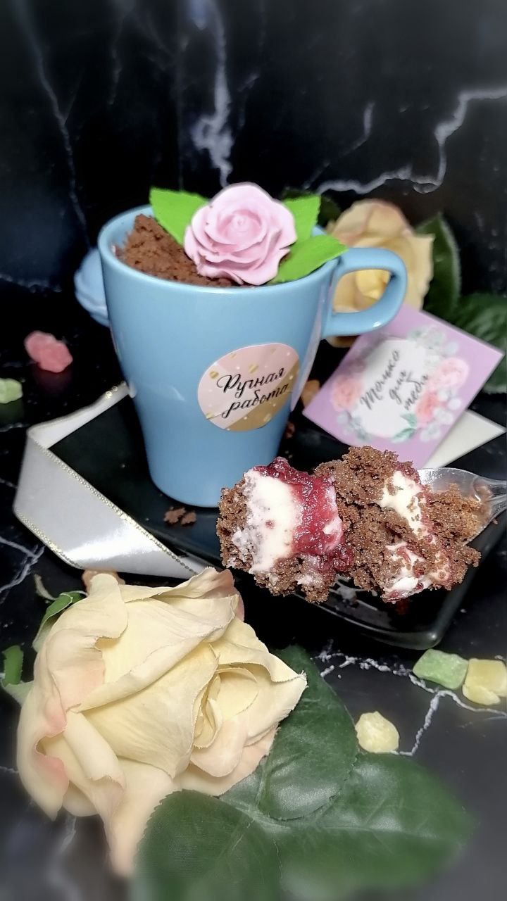 Тортик в чашке - подарок на День мамы - частное объявление в Подольск