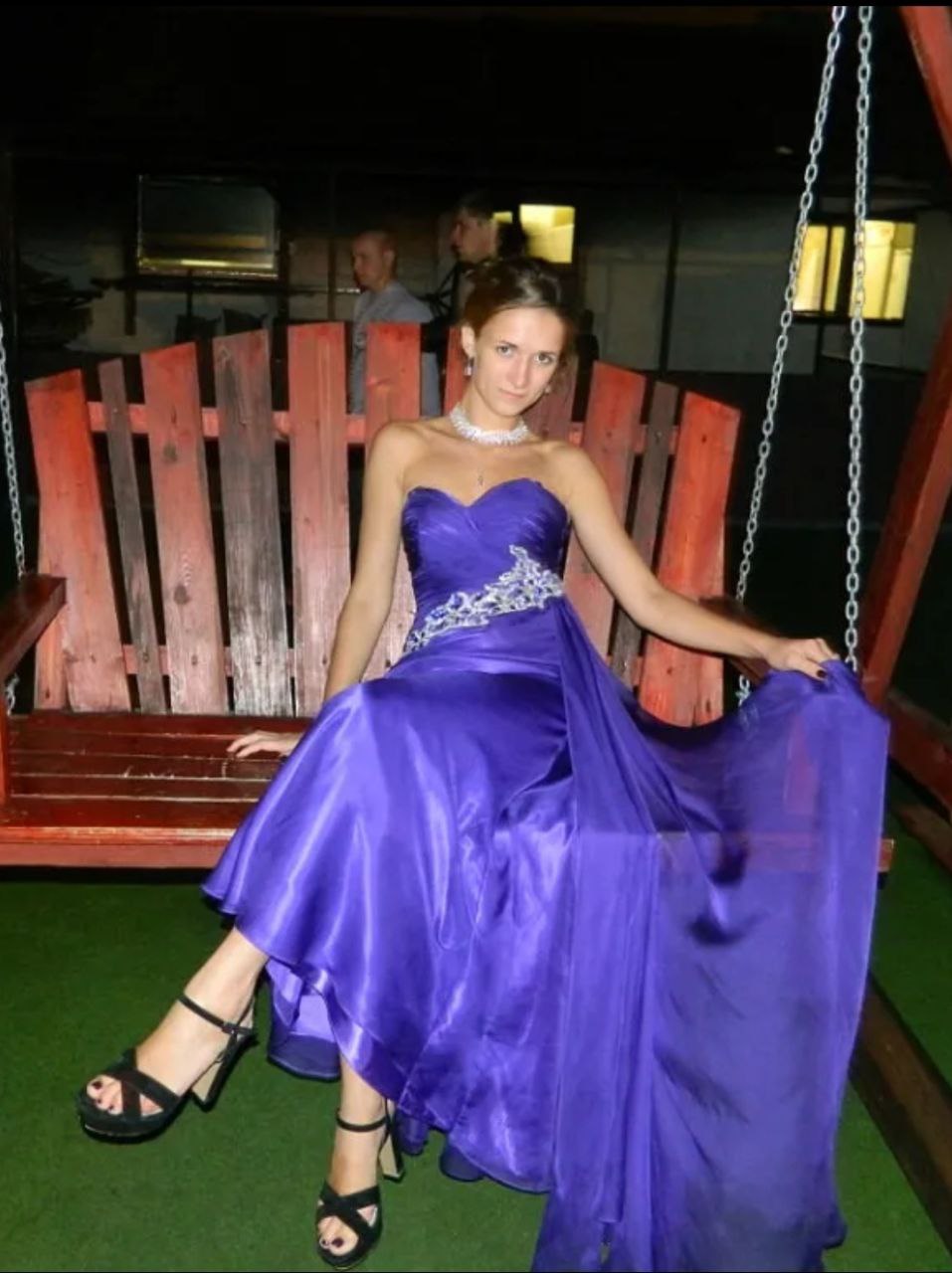 Платье вечернее фиолетовое размер 40 - частное объявление в Люберцы