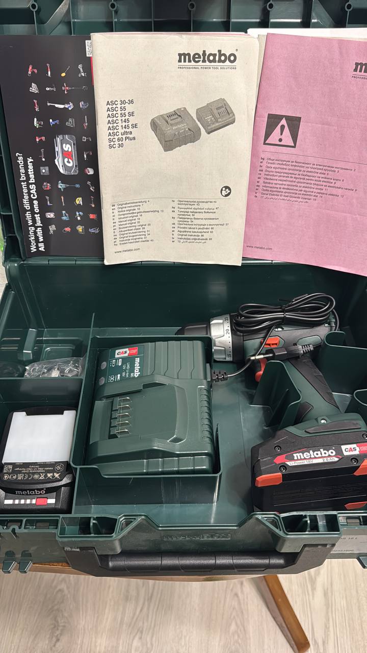 Продаю аккумуляторный шуруповёрт Metabo BS 18 L - частное объявление в Химки