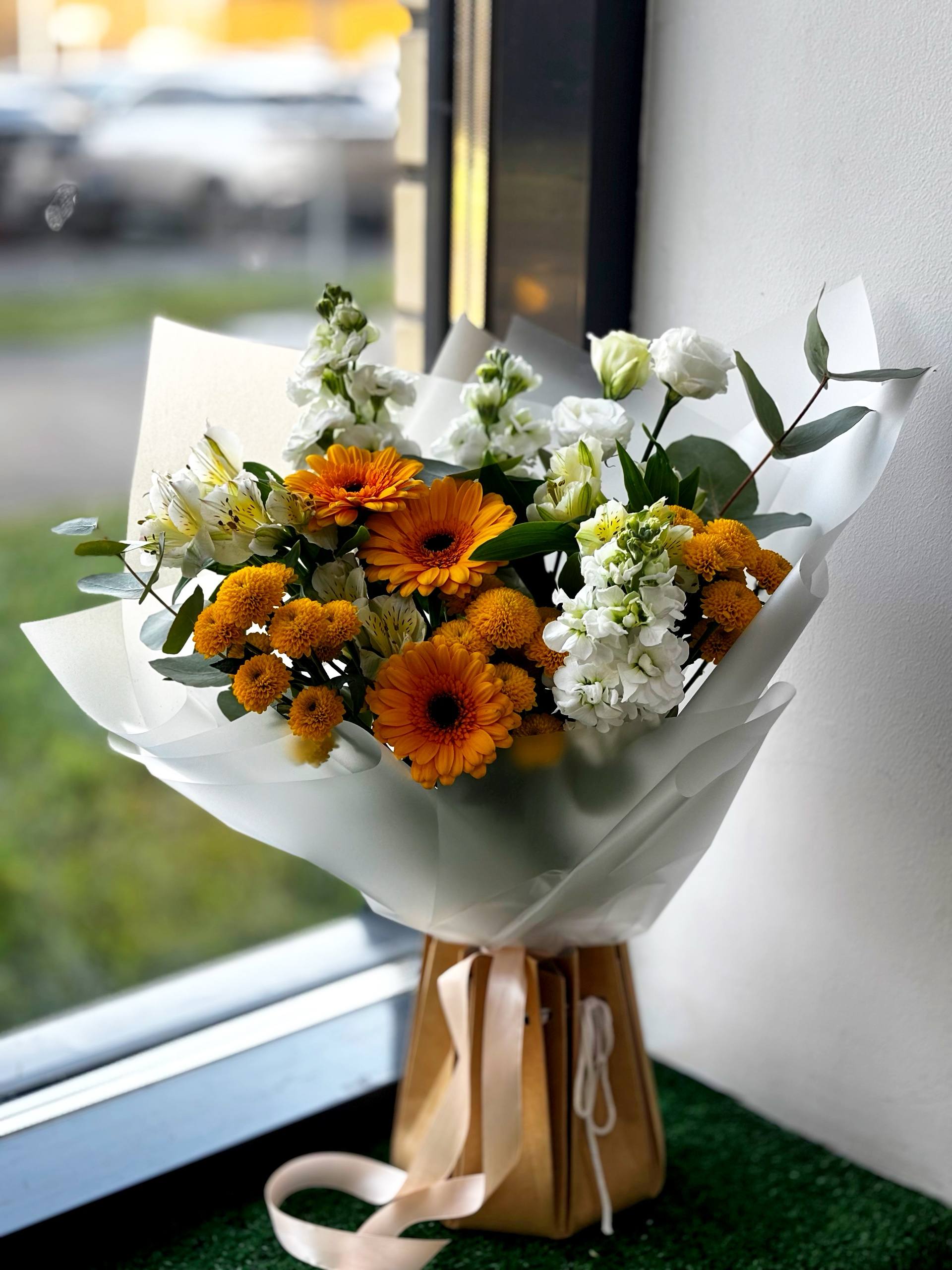 Нежный букетик с яркими нотками осени - частное объявление в Балашиха