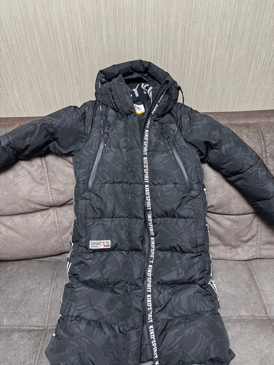 Пуховик для девочки KIKO размер 146 - Одежда в Барнаул - фото 7