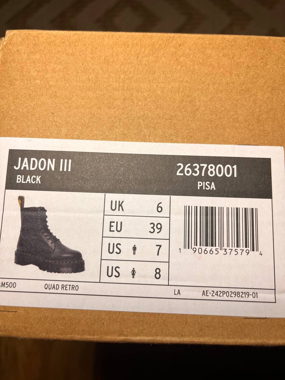 Продам новые ботинки Dr. Martens 39 размера - Одежда в Санкт-Петербург - фото 4