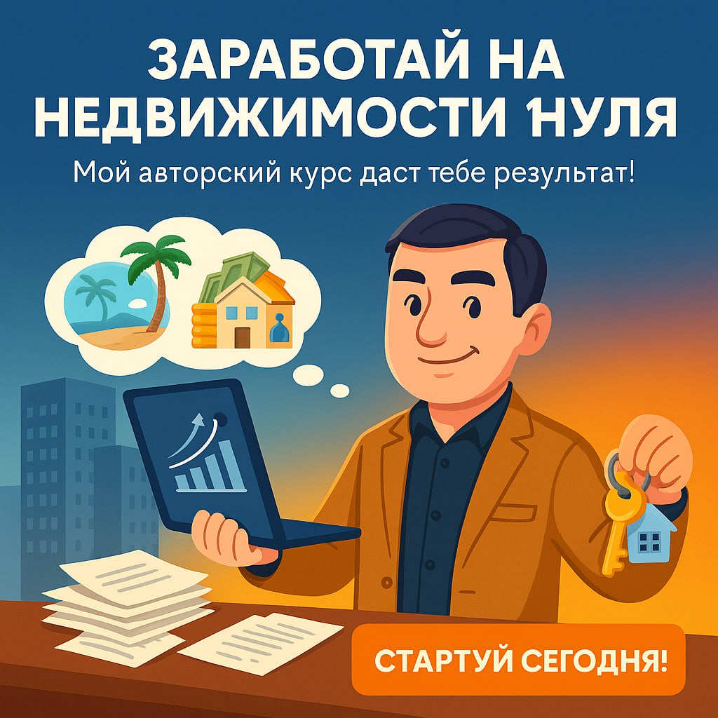 Заработай на недвижимости с нуля - авторский курс - частное объявление в Санкт-Петербург