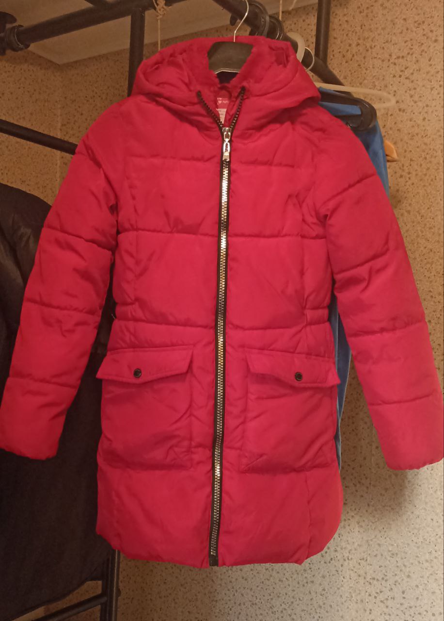 Пуховик с капюшоном на 10-13 лет - Одежда в Люберцы