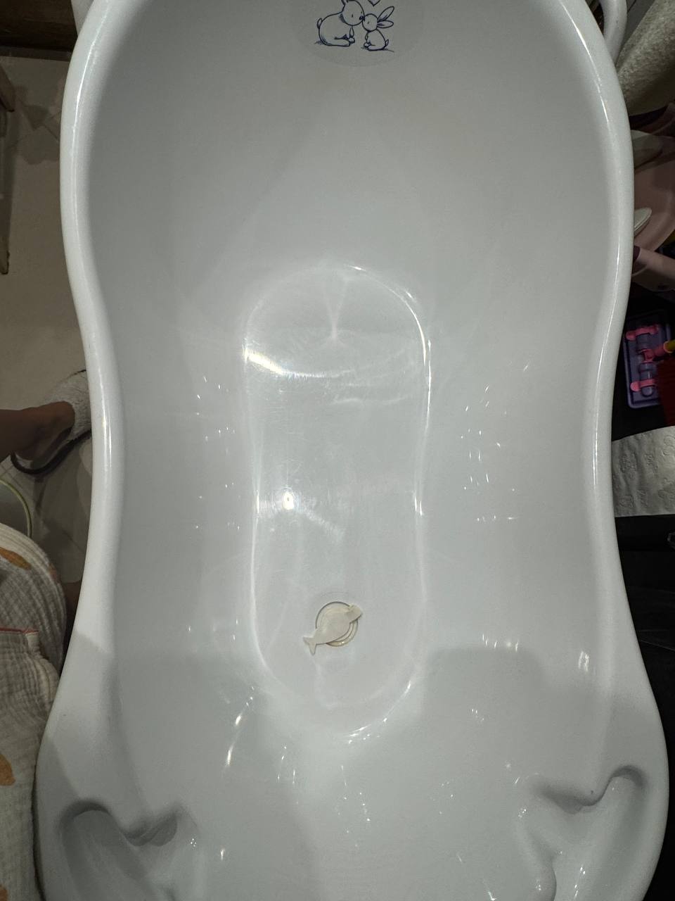 Ванночка на подставке с клапаном слива и гамак для купания - Товары для детей в Химки