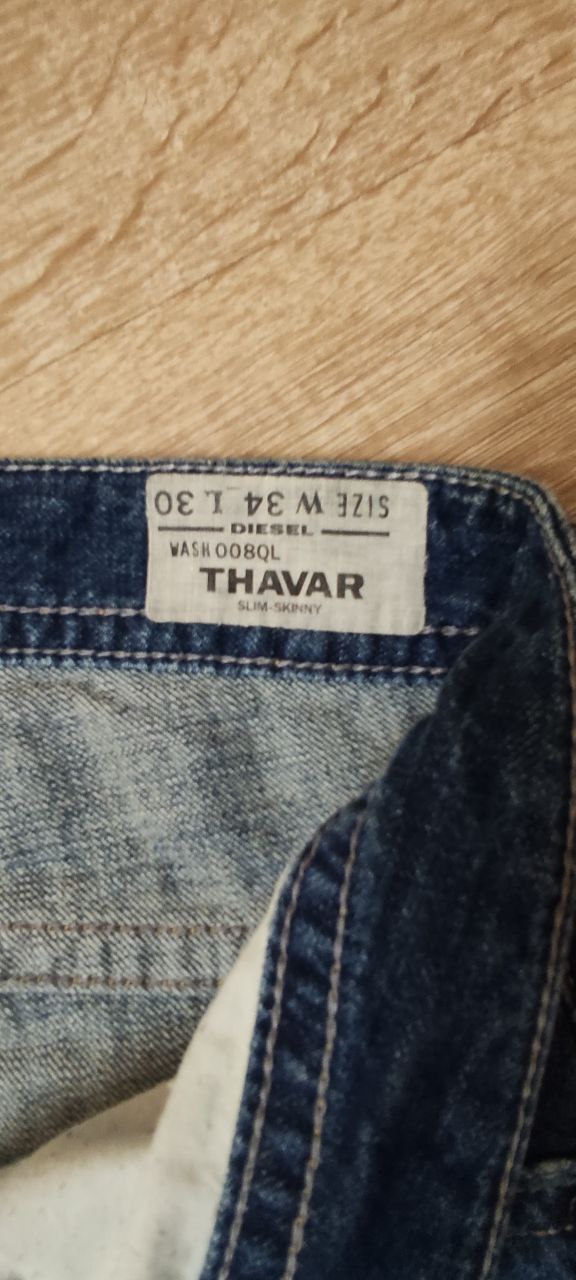 Продам оригинальные джинсы Diesel Thavar Slim Skiny - Одежда в Орёл - фото 3